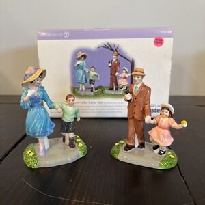 Dept 56 Snow Village - Dressed in our Easter Best, Set‎ of 2